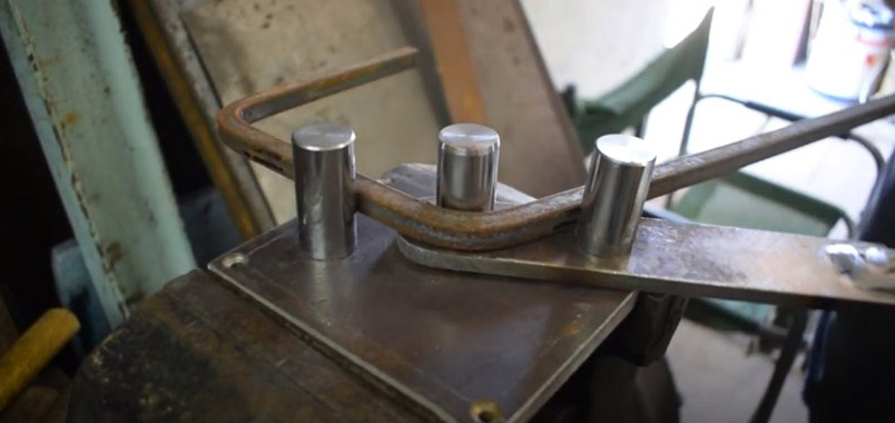 Самодельный ручной станок для гибки стальной арматуры